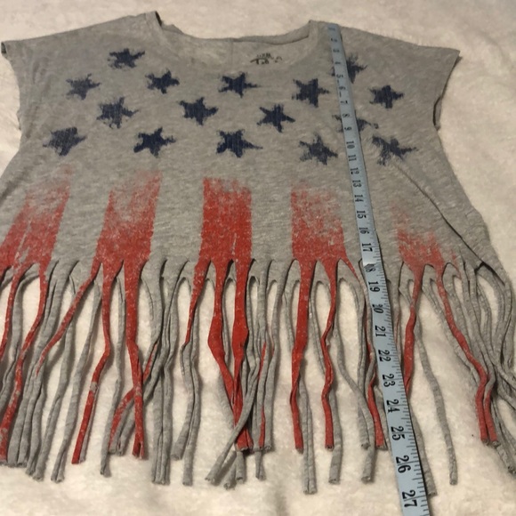 Flag tee with fringe - Picture 3 of 7